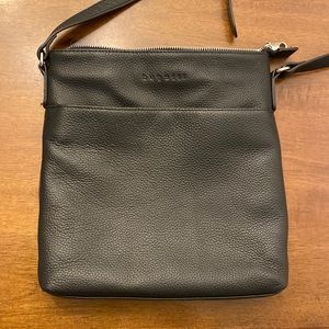 Black Leather Crossbody Purse